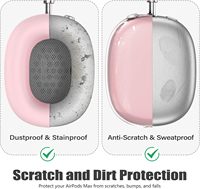 Casing Silikon 3-in-1 Grosir untuk AirPods Max, Pelindung Headphone/Earphone