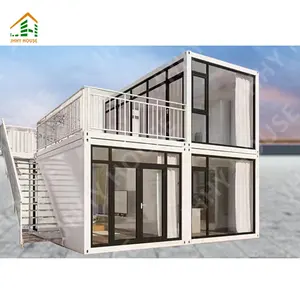 Rumah desain baru wadah lipat prefab desain modular rumah pengiriman