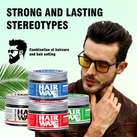 Gel coiffant pour cheveux en pâte mate de 120 ml, marque privée OEM, cire pour cheveux en argile pour hommes