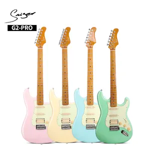 Guitarra Eléctrica OEM 22 Fret Alnico II SSH tostado, fabricante de China - Product Image 1