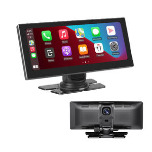 10.26 인치 휴대용 IPS 터치 스크린 전면 및 후면 1080P 카메라 <span class=keywords><strong>Dashcam</strong></span> 무선 안드로이드 자동 미러 링크 Carplay 화면 - Product Image 6