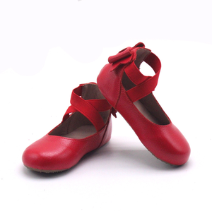 Zapatos de Niña para el Verano, Nuevos, de Piel, con Suela Suave, Estilo Ballet, para el Día de la Independencia, 4 de Julio, Estilo Princesa - Product Image 2