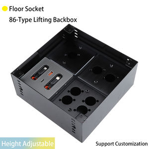 <span class=keywords><strong>Prise</strong></span> de boîte de sol en métal étanche populaire EU UK <span class=keywords><strong>prise</strong></span> de sol de levage encastrée en cuivre universelle sortie de câble de conception de sortie affleurante - Product Image 6