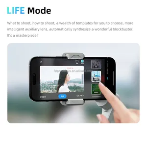 <span class=keywords><strong>Stabilisateur</strong></span> de cardan portable 3 axes M01 anti-tremblement pour enregistrement vidéo, support de téléphone pour <span class=keywords><strong>iPhone</strong></span> Xiaomi, prise de vue Vlog - Product Image 6