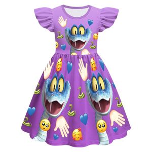 Linda Prodotto di Successo Vestito da Bambina con Maniche a Volant Cosplay Crazy Animal City 2 Abito per Bambini Gonna a Linea A - Product Image 5
