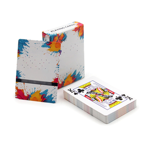 Thiết kế thời trang tùy chỉnh chơi thẻ đám cưới ủng hộ nhiệt đới chơi thẻ chủ đề khác nhau - Product Image 6