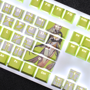 Weigenshin — lumière par sublimation, thème nguang, 104 touches, impression par sublimation, hauteur OEM, pour clavier mécanique 64 75 87 98 104 touches - Product Image 3