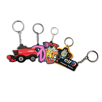 Porte-clés en PVC souple 3D personnalisé en forme de camion, porte-clés en caoutchouc pour entreprise de transport logistique, cadeau promotionnel
