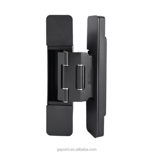 Charnières de porte invisibles réglables 2D à <span class=keywords><strong>fermeture</strong></span> amortie, à rainure simple, en alliage de zinc, capacité 70 kg, pour portes intérieures et portes de villa, ouverture 115 mm ° - Product Image 6