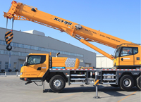 Grue de chantier hydraulique XCT35 de 35 tonnes avec flèche longue portée et capacité de levage supérieure pour les projets de construction lourde