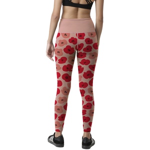 Venta al por mayor de ropa deportiva de entrenamiento sin costuras ropa de fitness pantalones de yoga de alta calidad conjunto de tela de punto estampados personalizados ¡Bienvenido! - Product Image 3