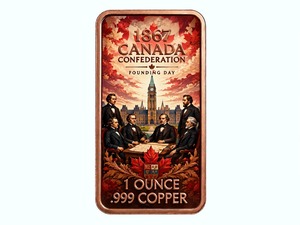 Klantlogo 1oz .999 Fijngesmeed Koper Rechthoekige Munt UV-print Inclusief Geschenkdoos - Product Image 2