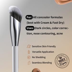 2 uds pinceles en ángulo <span class=keywords><strong>para</strong></span> crema líquida en barra corrector base <span class=keywords><strong>Contorno</strong></span> <span class=keywords><strong>de</strong></span> <span class=keywords><strong>nariz</strong></span> sombra <span class=keywords><strong>de</strong></span> ojos BlendingConcealer pinceles <span class=keywords><strong>de</strong></span> maquillaje - Product Image 3