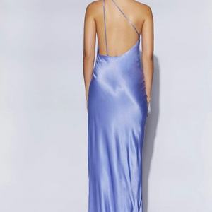 ชุดเดรสยาวรัดรูปสำหรับผู้หญิง ดีไซน์หรูหราสำหรับงานปาร์ตี้และงานกลางคืน สายเดี่ยวเปิดหลัง สไตล์ลำลอง - Product Image 4