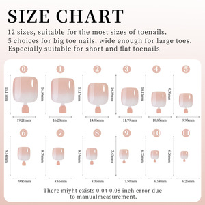 Faux ongles en acrylique ABS, forme amande et cercueil, pour presse française, 120 embouts/boîte, pour salon de manucure - Product Image 5