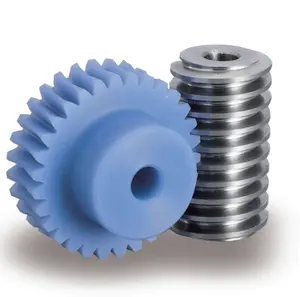 china factory steel worms and plastic worm wheels