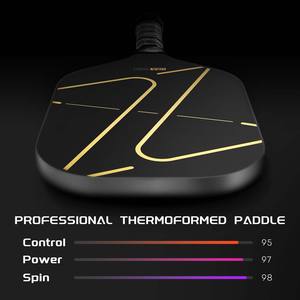 Pelota de Tenis de Fibra de Carbono con Logotipo Personalizado de Fábrica al por Mayor, Buen Rebote, 26/40 Hoyos, para Entrenamiento Deportivo en Interiores/Exteriores, Aprobada por la USAPA - Product Image 4