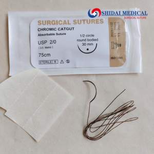 Sutura Quirúrgica de <span class=keywords><strong>Catgut</strong></span> Crómico Absorbible Estéril con Aguja - Product Image 5