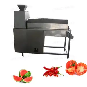 Máquina de separação de sementes de uva 1000 kg/h, removedor de sementes de tomate, melancia, pimentão fresco, máquina separadora de sementes de tomate