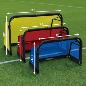 But de football pliable en aluminium pour l'entraînement, but de football pliable <span class=keywords><strong>5x3</strong></span> pour enfants - Product Image 6