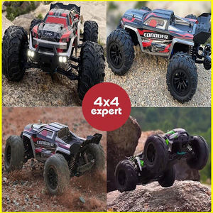 160102 Auto de Control Remoto de Grado Hobby con Tracción en las Cuatro Ruedas 4x4, Camioneta RC 1/16 de Alta Velocidad, Juguete de Auto RC para Regalo - Product Image 3