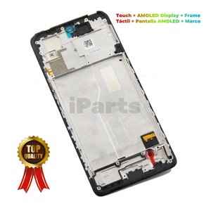 Ricambio iParts per <span class=keywords><strong>Xiaomi</strong></span> <span class=keywords><strong>Redmi</strong></span> <span class=keywords><strong>Note</strong></span> 10 <span class=keywords><strong>Pro</strong></span> 4G M2101K6G M2101K6R AMOLED Display Touch Screen assemblato con telaio OEM - Product Image 3