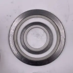Custom Size Metal Spiral Wound Gasket Metal Flexible Spiral Wound Gasket For Industrial Standard Seal