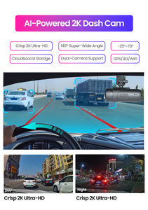 ADAS 및 DMS 얼굴 인식과 4G GPS 와이파이 듀얼 대시 캠 1080P 비디오 레코더 모니터 차량 대시 카메라 - Product Image 6