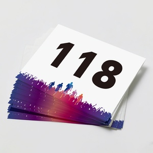 Números de Competición Deportivos Personalizados, Placas de Tela con Número Atlético, Placas Digitales para Maratón, Pulseras Promocionales para Carreras, Artículos para Fiestas - Product Image 4