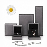 Boîte à bijoux de luxe pour bracelet, emballage de bijoux vintage en cuir PU, grande boîte de rangement personnalisée pour bagues et bijoux