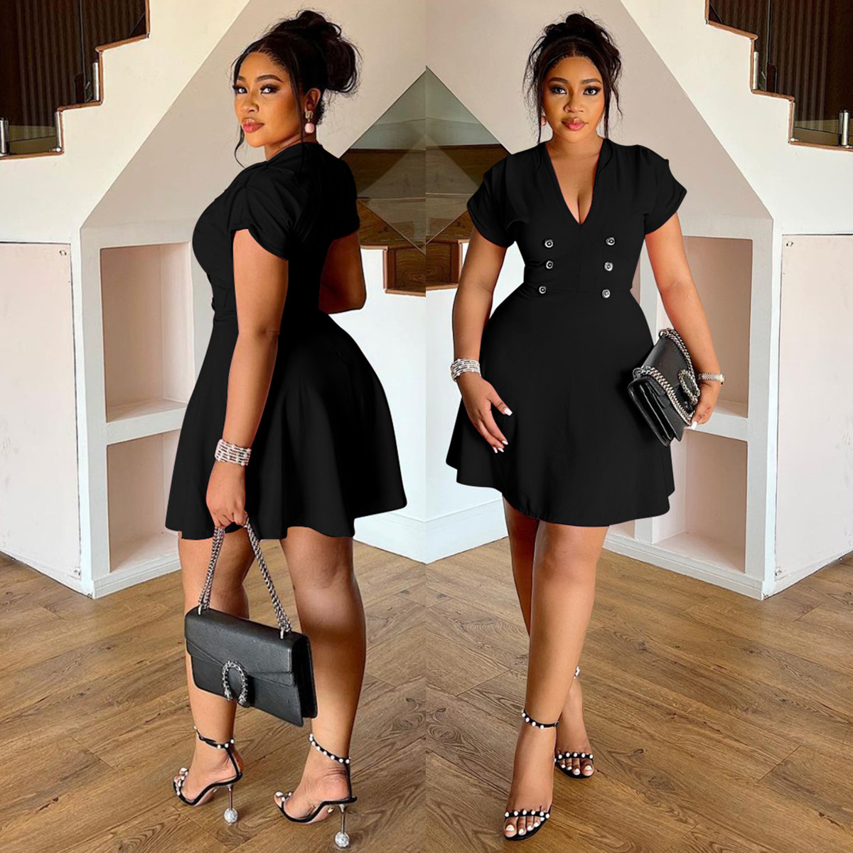 Short Sleeve Dresses - Short Fat Women Plus Size 2025 Short Sleeve Dresses - Short Fat Women Plus Size 2025