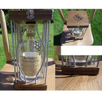 Support de présentation en métal pour bouteilles de whisky, bourbon, tequila