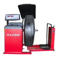Machine d'équilibrage de roues numérique robuste TFAUTENF pour l'alignement des pneus, poids de roue max. 150 kg, efficace et pratique avec certification CE