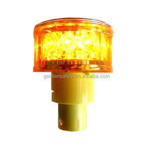 Cono de Tráfico de Seguridad Vial con Luz <span class=keywords><strong>LED</strong></span> Intermitente Geelian, Barrera de Advertencia, Luz Solar - Product Image 5