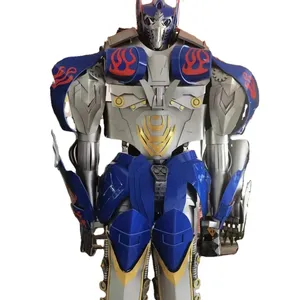 Grosir maskot kostum dewasa untuk ukuran hidup robot seluruh tubuh, pakaian karakter untuk ulang tahun anak-anak Halloween,cosplay ultraman