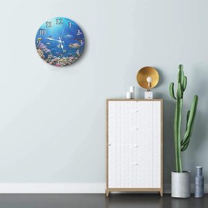 Cao Cấp Tùy Chỉnh 12-Inch Hoang Dã Crane Nhiếp Ảnh Acrylic In Đồng Hồ Treo Tường Cho Phòng Khách - Product Image 3