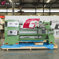 Tour universel horizontal manuel GOLDCNC CA6180, usage moyen, haute précision, garantie 3 ans, broche MT6, 16-1400 tr/min