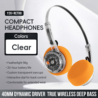 Headphone Nirkabel Over-Ear Logam Tahan Air IPX-3 Waktu Putar 20+ Jam Desain Ringan JL Audio Jernih untuk Perjalanan Audiophile