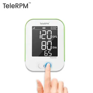 TRANSTEK dispositivi medici remoti professionali per la pressione sanguigna Monitor per la pressione sanguigna cellulare del braccio superiore con scheda SIM