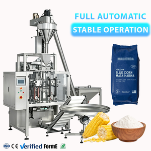 Máquina automática <span class=keywords><strong>de</strong></span> llenado y envasado <span class=keywords><strong>de</strong></span> <span class=keywords><strong>harina</strong></span> <span class=keywords><strong>de</strong></span> maíz sin gluten en bolsas <span class=keywords><strong>de</strong></span> 500g - Product Image 1
