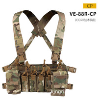 Cordura D3CRX Chasse Poitrine Plate-Forme Porte-Plaque Molle Gilet Tactique Avec Quadruple 5.56 Mag Pack