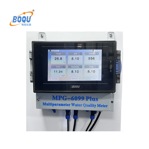 BOQU MPG-6099Plus Pengukur Konduktivitas Online, Pengontrol pH, <span class=keywords><strong>Meter</strong></span> EC, Monitor dan <span class=keywords><strong>Meter</strong></span> TDS, serta <span class=keywords><strong>Meter</strong></span> Turbiditas, Sonda Kualitas Air - Product Image 1