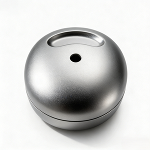 Brûleur d'encens minimaliste rond haut de gamme personnalisé en fonte CNC, décoration d'aromathérapie pour la maison, en aluminium et laiton - Product Image 1