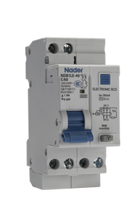 מיניאטורי מפסק שיורית מופעל הנוכחי נאדר NDB1LE-40 2A ~ 40A מפסק 1P + N 1PN GFCI מפסק - Product Image 4