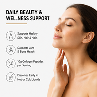 Collagène hydrolysé de haute pureté OEM, supplément de protéines, peptides en poudre, acide hyaluronique, vitamine C, peptides de collagène pour la peau en poudre