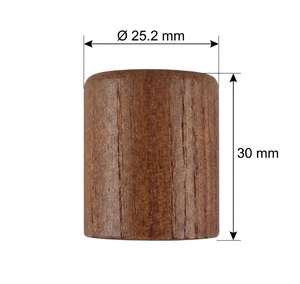 ฝาไม้ทรงกระบอกสำหรับน้ำหอมเวียดนาม WeWood ฝาขวดทรงกลมตรง ฝาปิดหรูหรา รูปทรงเรขาคณิต สำหรับน้ำหอม - Product Image 4