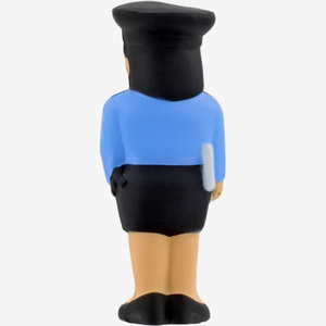Palline Antistress Personalizzate a Forma di Poliziotta con Logo Stampato, Giocattoli da Spremere per Regali Promozionali - Product Image 5