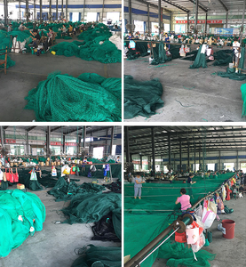 Filets de pêche <span class=keywords><strong>en</strong></span> <span class=keywords><strong>mer</strong></span> de piège d'aquaculture de HDPE sans nœuds pour l'élevage de poissons - Product Image 6