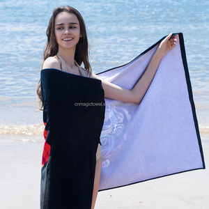 Personalized Logo Quick Dry Soft Cotton <strong>Towel</strong> OEM Full Color Design Digital Print Personalized <strong>Oversize</strong> Large <strong>Beach</strong> <strong>Towel</strong> - Product Image 5
