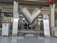 Mélangeur en V Runnest de haute qualité en SUS304, machine de mélange pour poudres détergentes et produits chimiques, capacité 50L-5000L, pour la transformation alimentaire